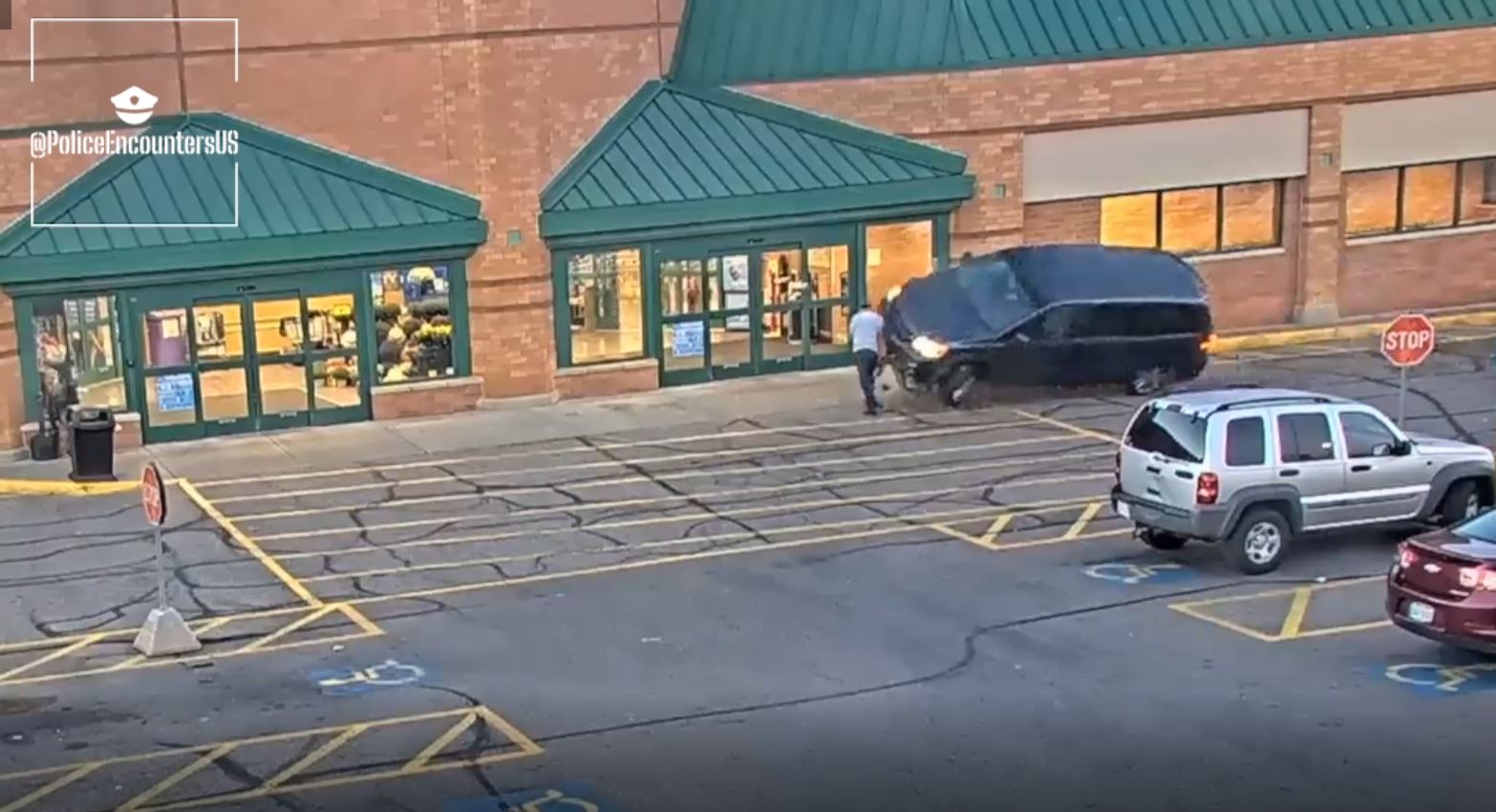 Woman Runs Over Innocent Bystander In Grocery Store Parking Lot, After Hitting Intended Target