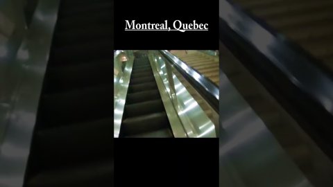 Trying the Running Up the Down Escalator Internet Challenge #shorts