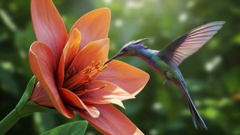 Hummingbird dragon animations #adobe #googleai #fantasy
