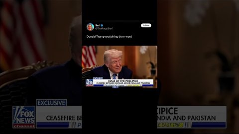 Donald Trump Explains “The N Word” #shorts #news #trump